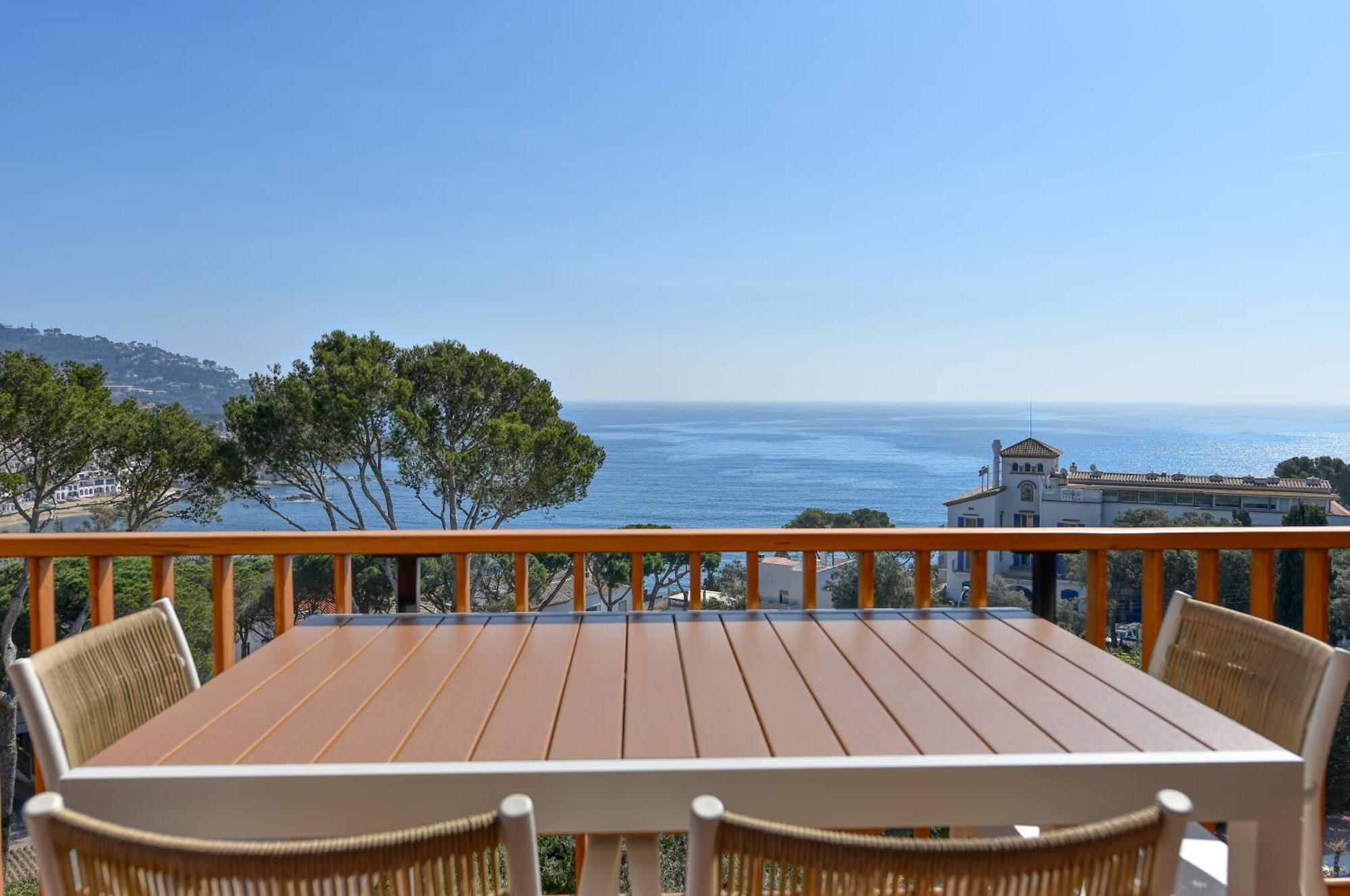 Panoramic Sea Views Apartment Calella De Palafrugell Bagian luar foto