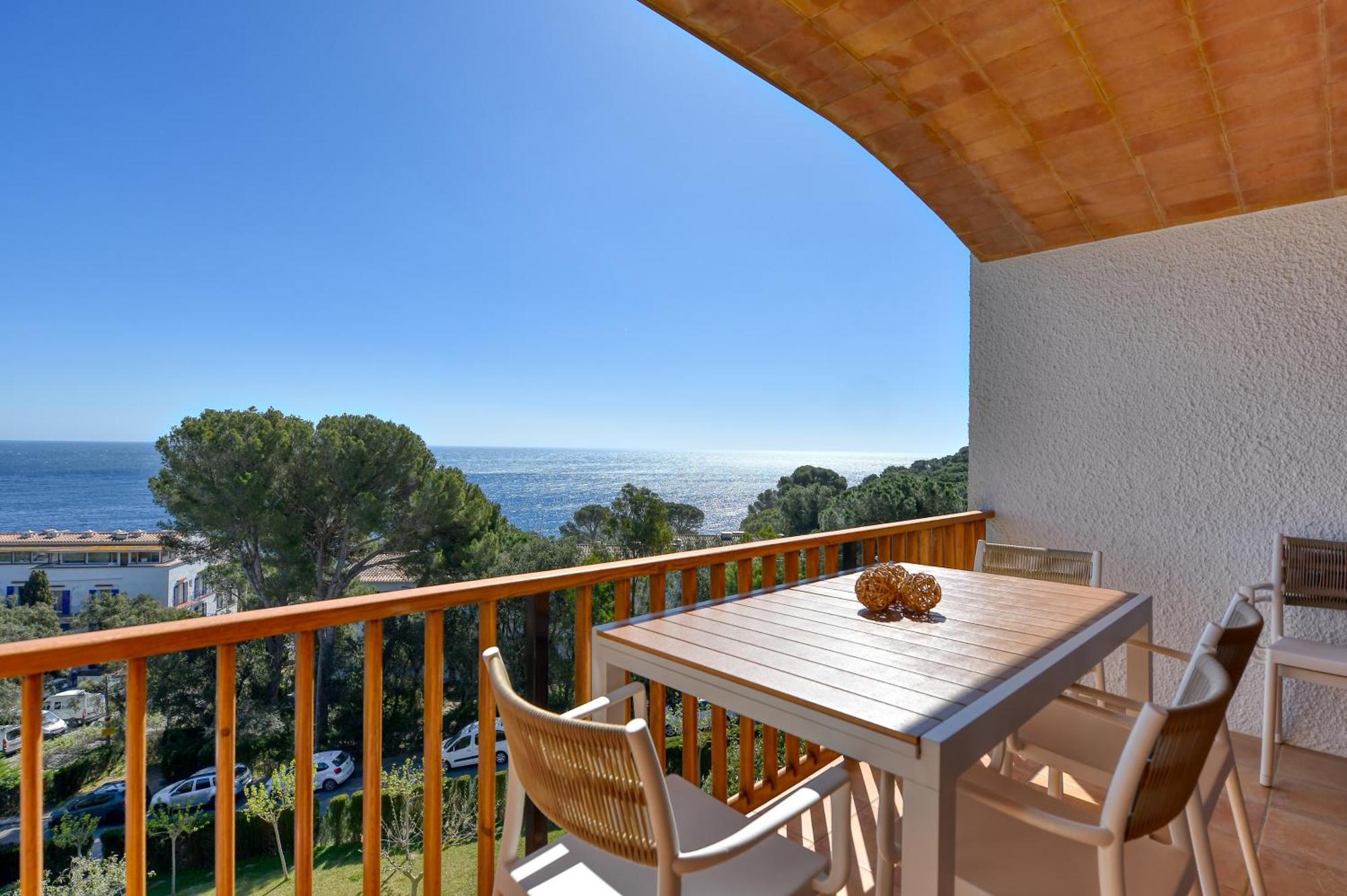 Panoramic Sea Views Apartment Calella De Palafrugell Bagian luar foto