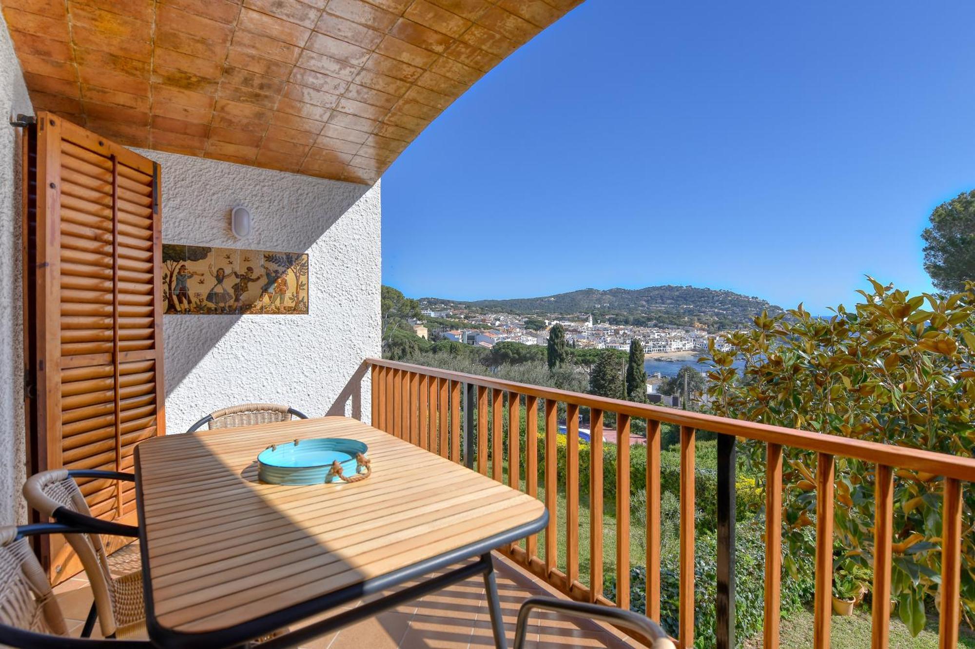 Panoramic Sea Views Apartment Calella De Palafrugell Bagian luar foto