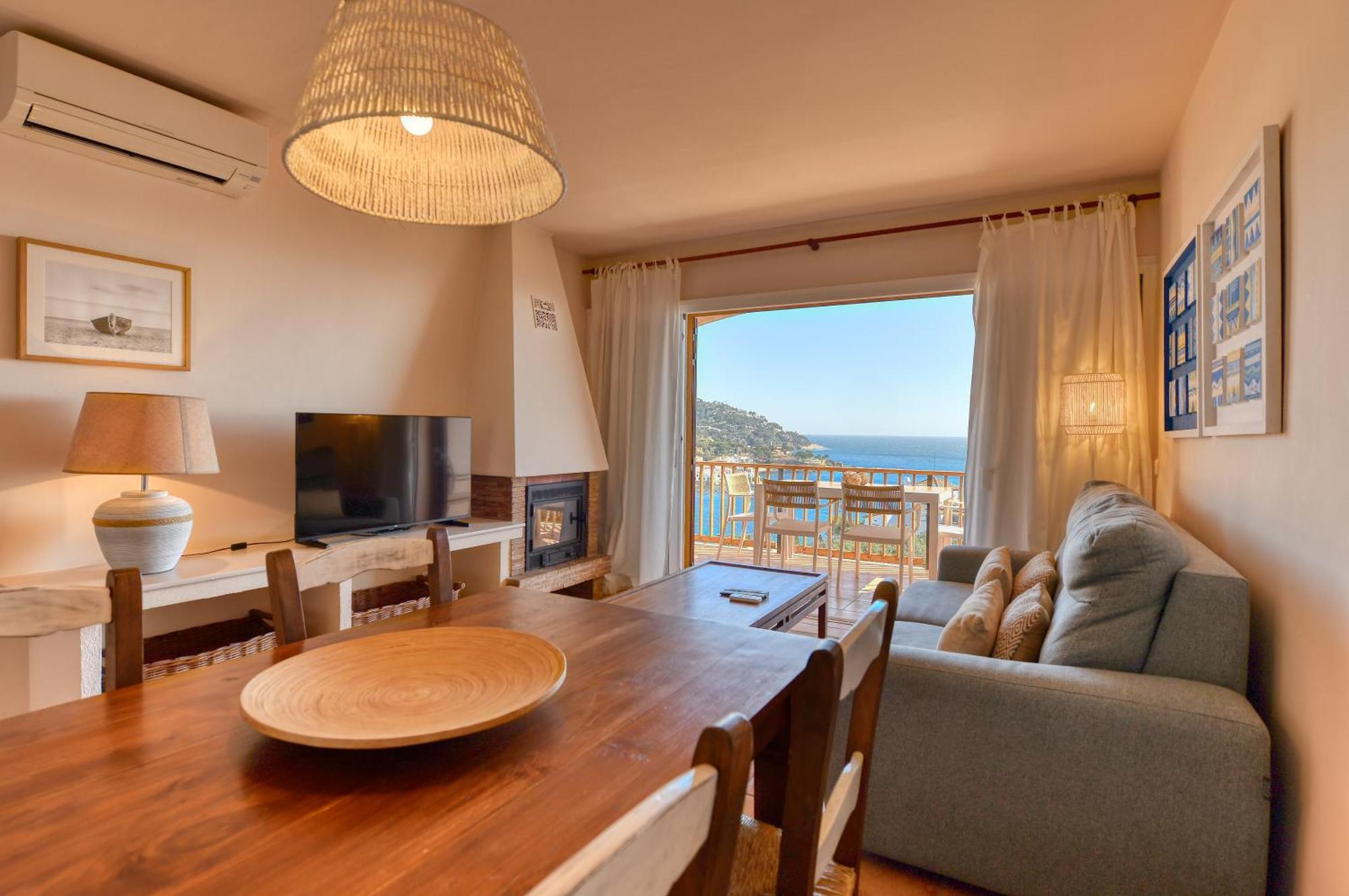 Panoramic Sea Views Apartment Calella De Palafrugell Bagian luar foto